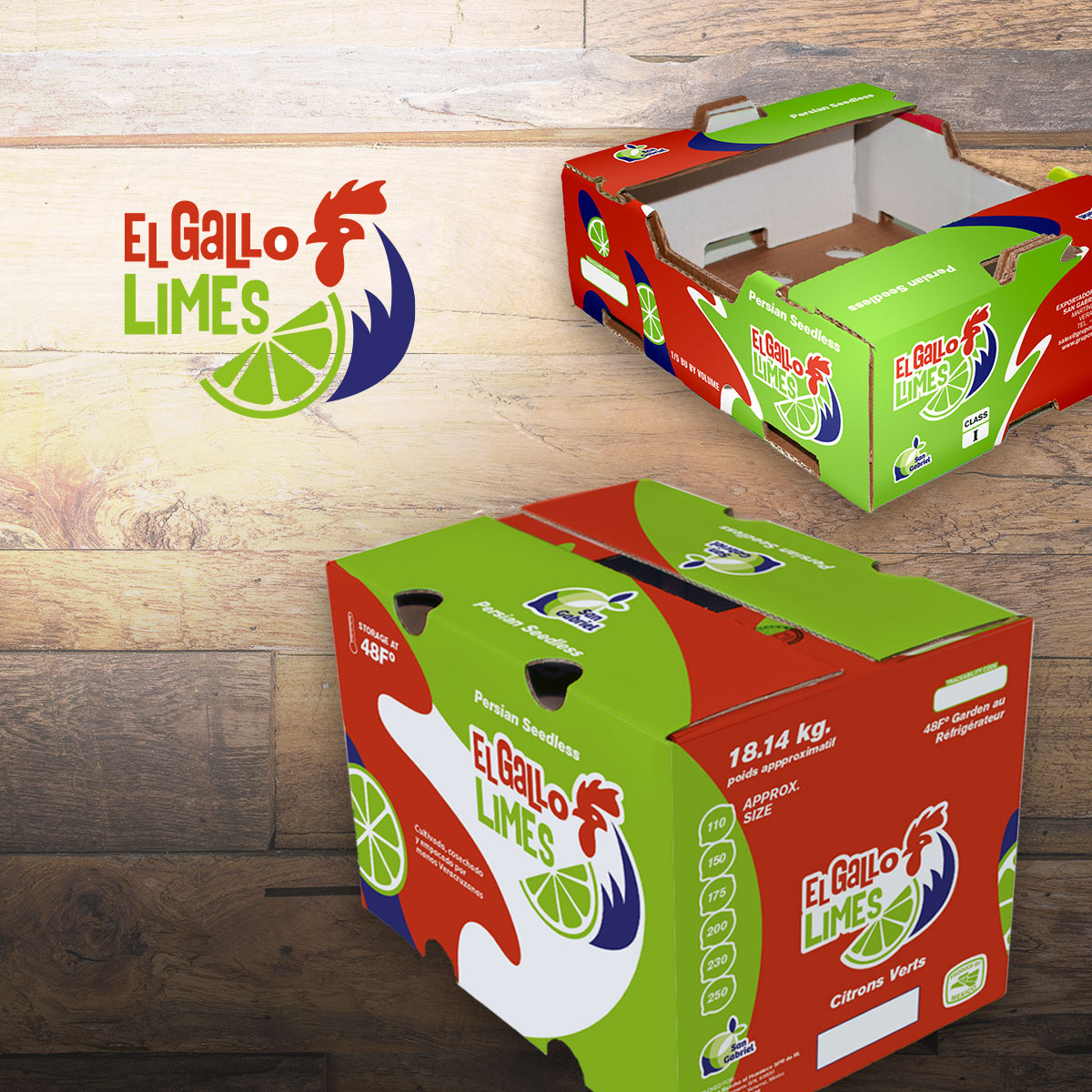 diseño de empaque realizado para San Gabriel