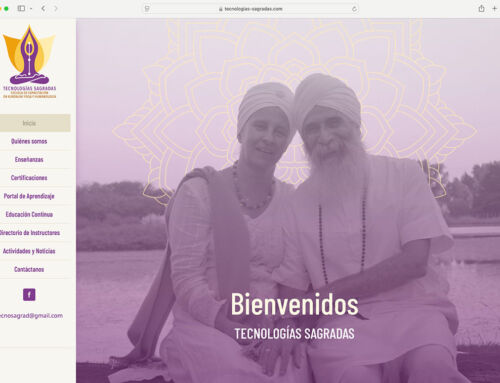Diseño web Tecnologías Sagradas